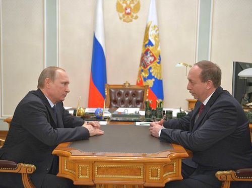 Владимир Путин и Александр Левинталь