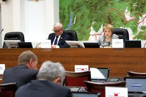 Заседание думского комитета. Фото пресс-службы Законодательной думы Хабаровского края