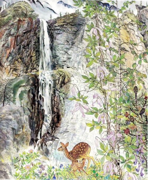 Те самые, ранее неизвестные науке цветы у Кодарского тоннеля художника Геннадия Павлишина.