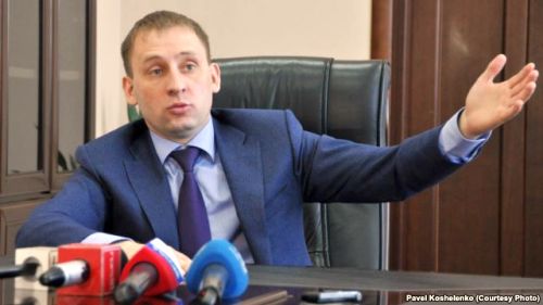 И.о. губернатора Амурской области Александр Козлов в 2014 г. Фото Павла Кошеленко.