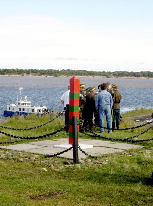 Пограничный рубеж у Казакевичево