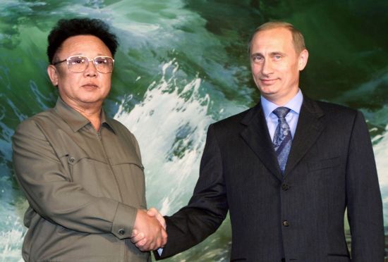 Владимир Путин и Ким Чен Ир