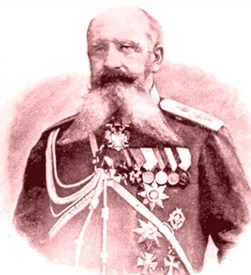 Приамурский генерал-губернатор Андрей Николаевич Корф. Фотореставрация Валерия Решетнева.