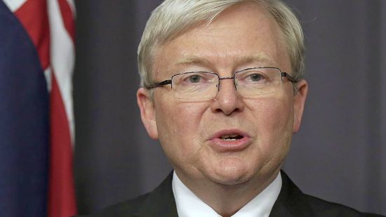 Бывший премьер Австралии Кевин Радд. Фото: Rick Rycroft / AP