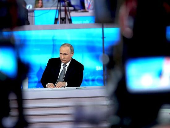 «Прямая линия» с Владимиром Путиным.