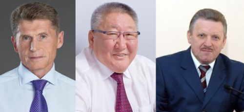 Олег Кожемяко, Егор Борисов и Вячеслав Шпорт - миллионеры-губернаторы