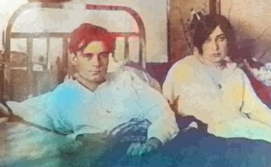 Командующий Красной армией Яков Тряпицын и начальник штаба Нина Лебедева  