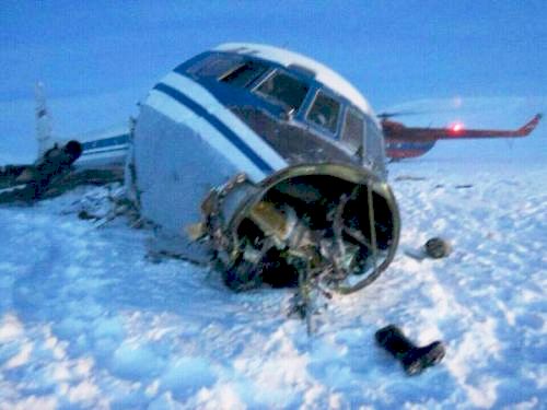 Жестко приземлившийся под Тикси Ил-18. Фото: AviationFan