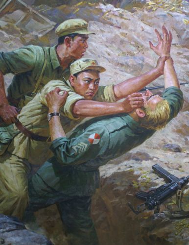 Картина корейского художника времен Отечественной освободительной войны начала 50-х годов
