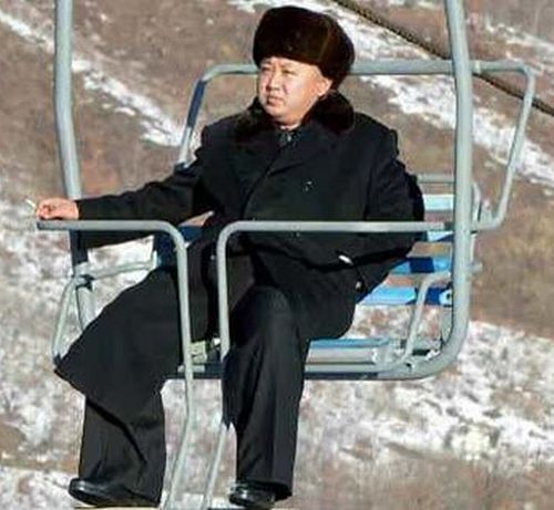 На своем личном подъемнике на курорте прокатился сам Ким Чен Ын