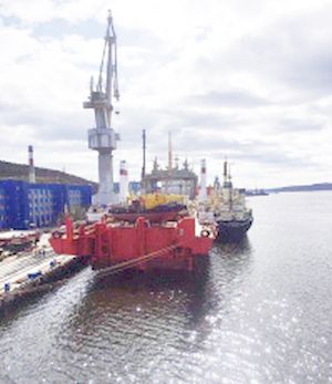 Швартовка в Мурманске