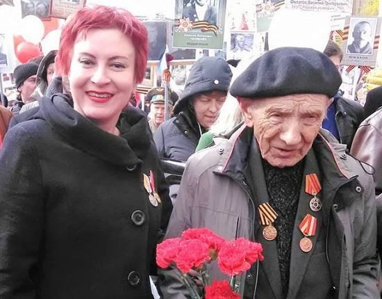 Дарья со своим папой Михаилом Асламовым.