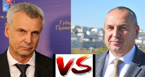 Губернатор Магаданской области Сергей Носов и мэр Магадана Юрий Гришан.