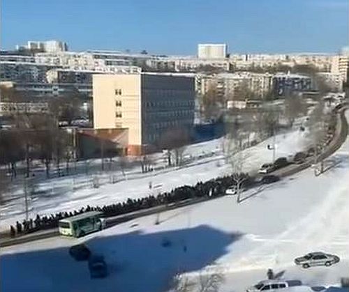 г. Амурск, 8 января 2019 г. Хоронят городского авторитета Юрия Зарубина (Зарубу).