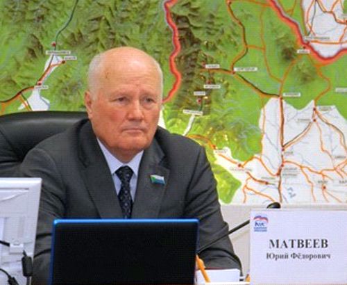 Первый заместитель председателя Законодательной думы Хабаровского края Юрий Матвеев
