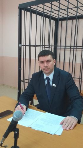 Депутат Евгений Смолькин в суде. Фото Татьяны Котловой