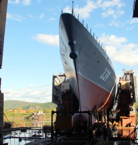 Закончился стапельный период. Фото пресс-службы АСЗ