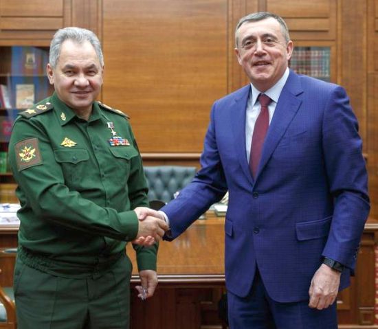 Сергей Шойгу и Валерий Лимаренко