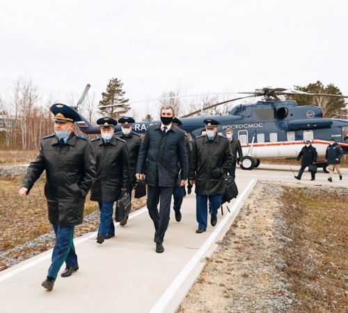 Проинспектировали строительство космодрома «Восточный»