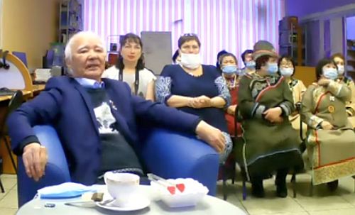 В презентации приняли участие Владимир Михайлович Санги