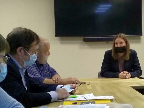 Екатерина Пунтус на совете ХКО РГО