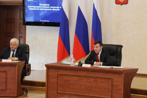 Заседание областной АТК прошло под председательством начальника УФСБ России по ЕАО Максима Лосева.