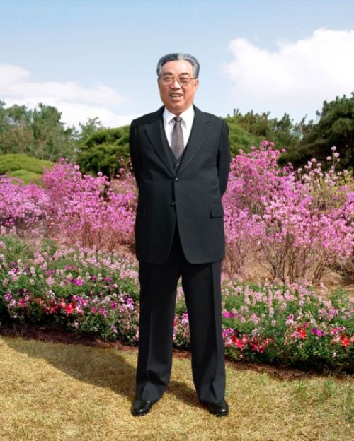 Великий вождь корейского народа - Ким Ир Сен.