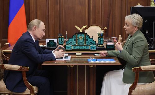 Владимир Путин и Мария Костюк