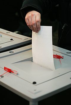 Результаты выборов в Корсаковском рискуют так и остаться предварительными. Фото: Евгений Переверзев / Коммерсантъ