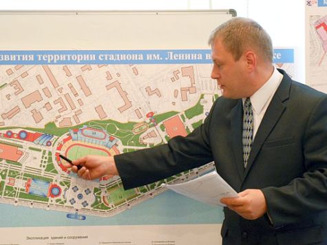 Авторы концепции развития объектов парка и стадиона предложили сохранить и восстановить существующий архитектурный и ландшафтный комплекс. Фото Егора Полозова