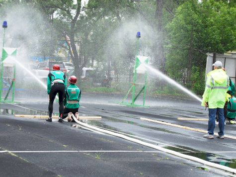 Соревнования на точность огнеборца