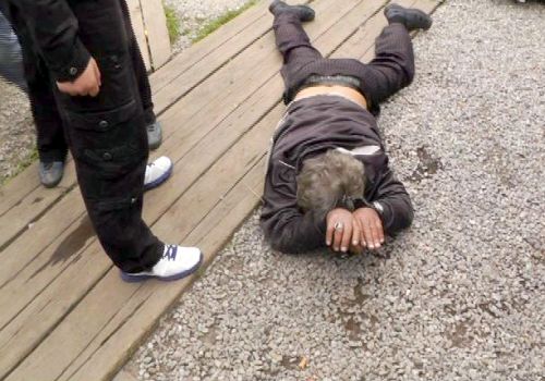 Момент задержания