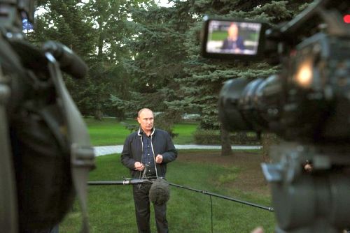 Ответы на вопросы журналистов по итогам поездки в Сибирский и Дальневосточных федеральные округа. Фото пресс-службы Президента России