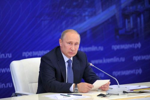 На совещании по вопросам социально-экономического развития Приморского края. Фото пресс-службы Президента России