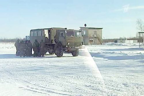 На одном из полигонов близ села Князе-Волконского.