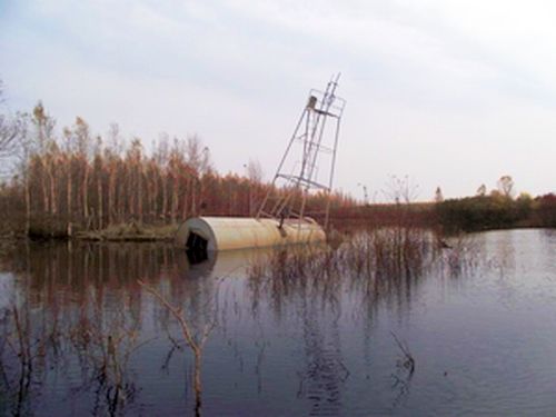 База «Килтасин» - разрушена водой.