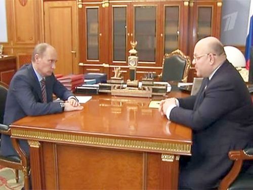 Владимир Путин и Александр Винников