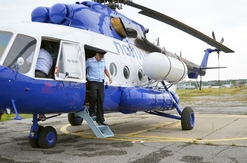 Ми-8 хабаровской полиции