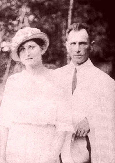 Владимир Арсеньев со своей женой Маргаритой
