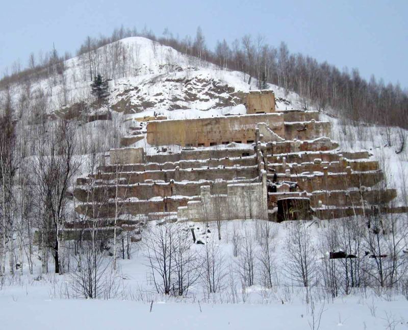 Таежка. Из недр этой сопки добывали олово