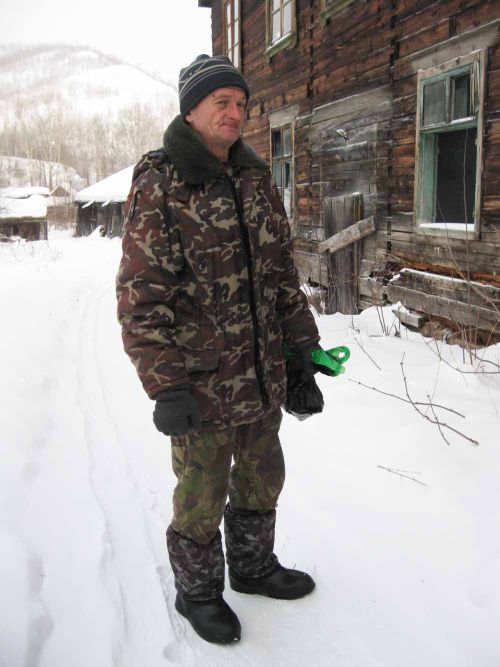 Таежкинский охотник Петр Зенченк