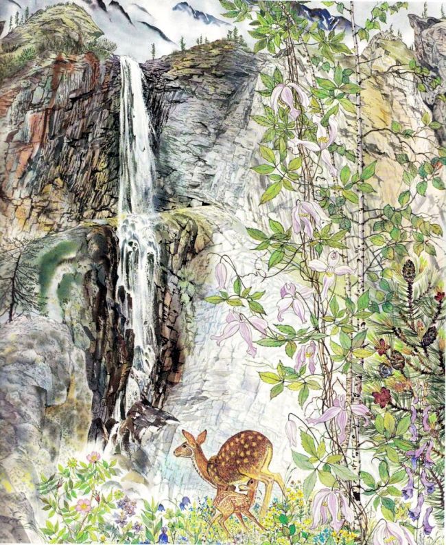 Те самые, неизвестные науке, цветы у Кодарского тоннеля художника Геннадия Павлишина.