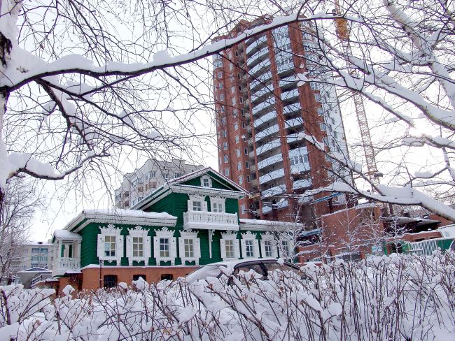 Зимний Хабаровск. Фото Сергея Балбашова.