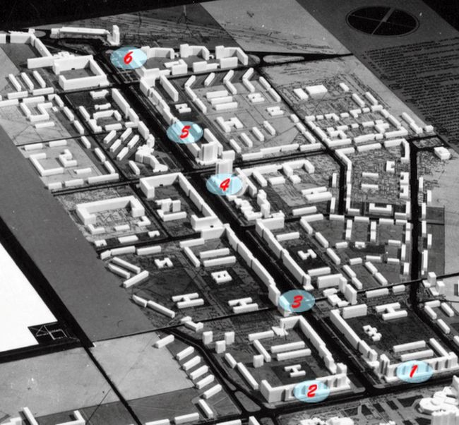 Цифрами обозначены участки, о которых идет речь в статье.