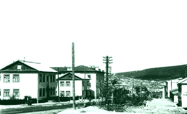 Магадан. Ул. Дзержинского, 1960-е годы.