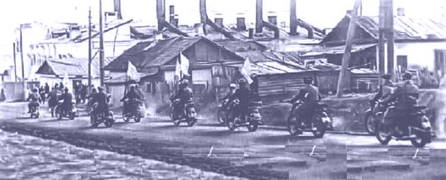 Улица Советская. Фото конца 1950-х годов. Магадан.