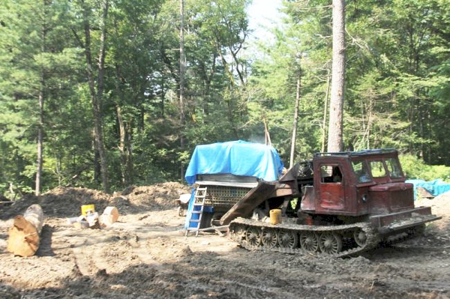 Стоянка лесозаготовителей