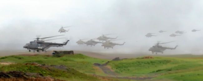 Посадка вертолетов