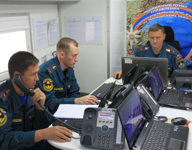 Подвижный пункт управления ГУ МЧС по Приморскому краю