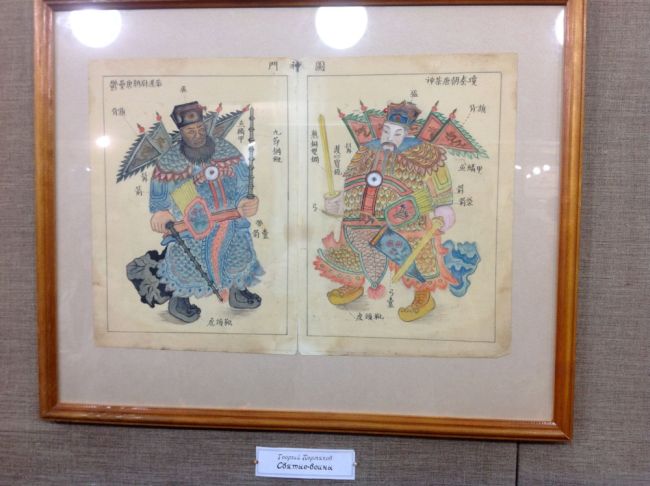 Святые воины - рис. Г.Г. Пермякова. (нажмите, чтобы увеличить)